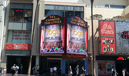 Teatro chinês TCL na Calçada da Fama de Hollywood, EUA Teatro chinês TCL na Calçada da Fama de Hollywood, EUA