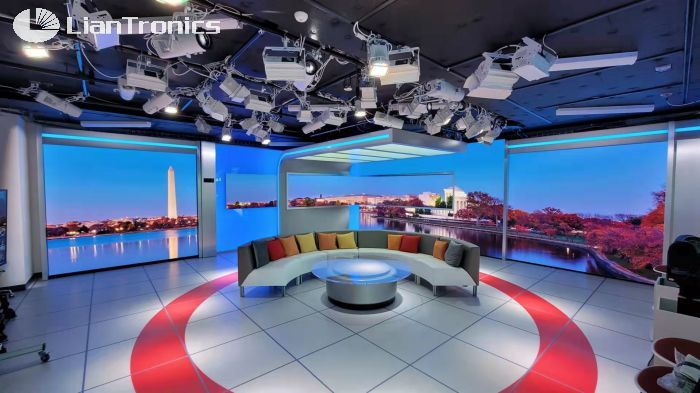 LianTronics Fine-Pitch LED Paredes de vídeo renovadas NBC Washington Studios